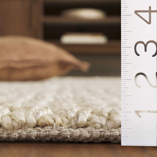 Safavieh Natural Fiber NFB876B Bleach / Ivory Area Rug Detail