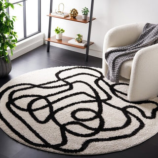 Safavieh Norway NOR202 Ivory / Black Area Rug