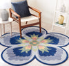 Safavieh Novelty NOV103M Blue / Grey Area Rug Room Scene