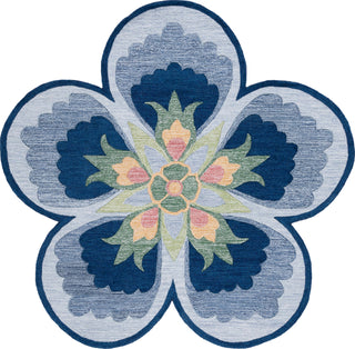 Safavieh Novelty NOV103M Blue / Grey Area Rug Round