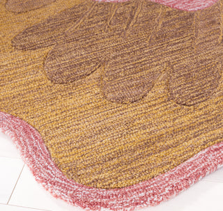 Safavieh Novelty NOV104D Gold / Pink Area Rug Edge