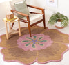 Safavieh Novelty NOV104D Gold / Pink Area Rug Room Scene Feature