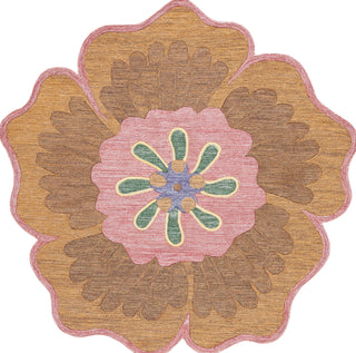 Safavieh Novelty NOV104D Gold / Pink Area Rug Round