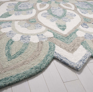 Safavieh Novelty 105 Blue/Ivory Area Rug Detail