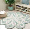 Safavieh Novelty NOV107F Grey / Green Area Rug Room Scene Feature