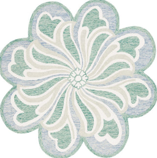 Safavieh Novelty NOV107F Grey / Green Area Rug Round