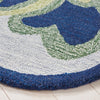 Safavieh Novelty NOV107N Navy / Green Area Rug Detail