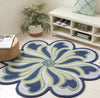 Safavieh Novelty NOV107N Navy / Green Area Rug Room Scene Feature