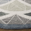 Safavieh Novelty NOV110F Grey / Blue Area Rug Edge