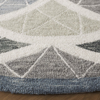 Safavieh Novelty NOV110F Grey / Blue Area Rug Edge