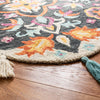 Safavieh Novelty NOV574N Blue / Pink Area Rug Edge