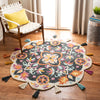 Safavieh Novelty NOV574N Blue / Pink Area Rug Room Scene Feature