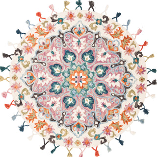 Safavieh Novelty NOV576M Pink / Blue Area Rug Round