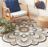 Safavieh Novelty NOV604B Beige / Navy Area Rug Room Scene Feature
