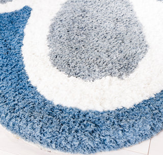 Safavieh Novelty NOV902M Ivory / Blue Area Rug Close Up