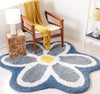 Safavieh Novelty NOV902M Ivory / Blue Area Rug Room Scene Feature