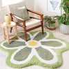Safavieh Novelty NOV902Y Ivory / Green Area Rug Room Scene Feature