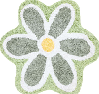 Safavieh Novelty NOV902Y Ivory / Green Area Rug Round 