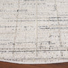 Safavieh Northport NTP420A Ivory / Charcoal Area Rug Detail