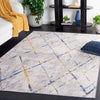 Safavieh Odyssey ODY810 Grey / Blue Gold Area Rug Room Scene Feature