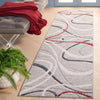Safavieh Odyssey ODY812 Grey / Red Ivory Area Rug Room Scene Feature