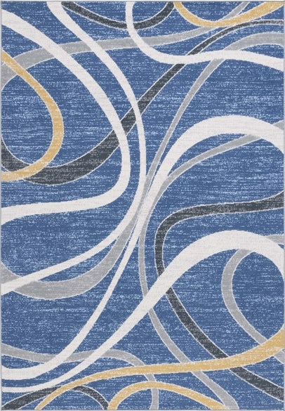 Safavieh Odyssey ODY812 Blue / Gold Ivory Area Rug