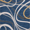 Safavieh Odyssey ODY812 Blue / Gold Ivory Area Rug