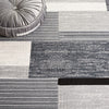 Safavieh Odyssey ODY816 Dark Grey / Black Ivory Area Rug