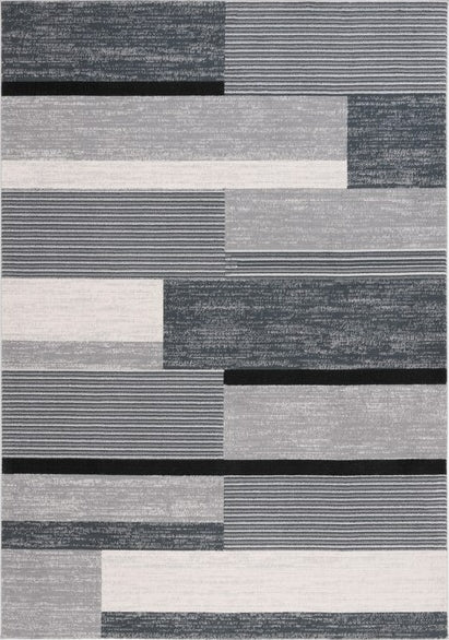 Safavieh Odyssey ODY816 Dark Grey / Black Ivory Area Rug