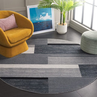 Safavieh Odyssey ODY816 Dark Grey / Black Ivory Area Rug