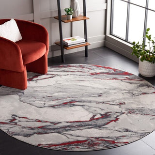 Safavieh Odyssey ODY822 Grey / Red Ivory Area Rug