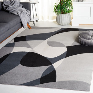 Safavieh Odyssey ODY824 Grey / Black Ivory Area Rug Room Scene Feature