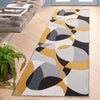 Safavieh Odyssey ODY824 Grey / Gold Black Area Rug Room Scene Feature