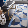 Safavieh Odyssey ODY824 Grey / Blue Navy Area Rug Room Scene Feature