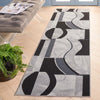 Safavieh Odyssey ODY826 Ivory / Grey Black Area Rug Room Scene Feature