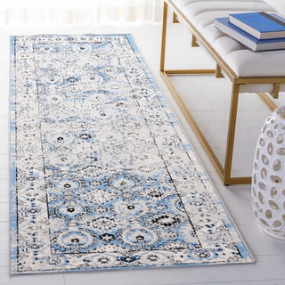 Safavieh Odyssey ODY862 Grey / Light Blue Area Rug Room Scene Feature