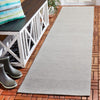 Safavieh Outdoor Micro-loop OMP101 Grey Area Rug Room Scene Feature