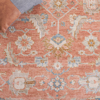 Safavieh Oushak OSH652P Rust / Beige Area Rug Detail