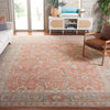 Safavieh Oushak OSH652P Rust / Beige Area Rug Room Scene Feature