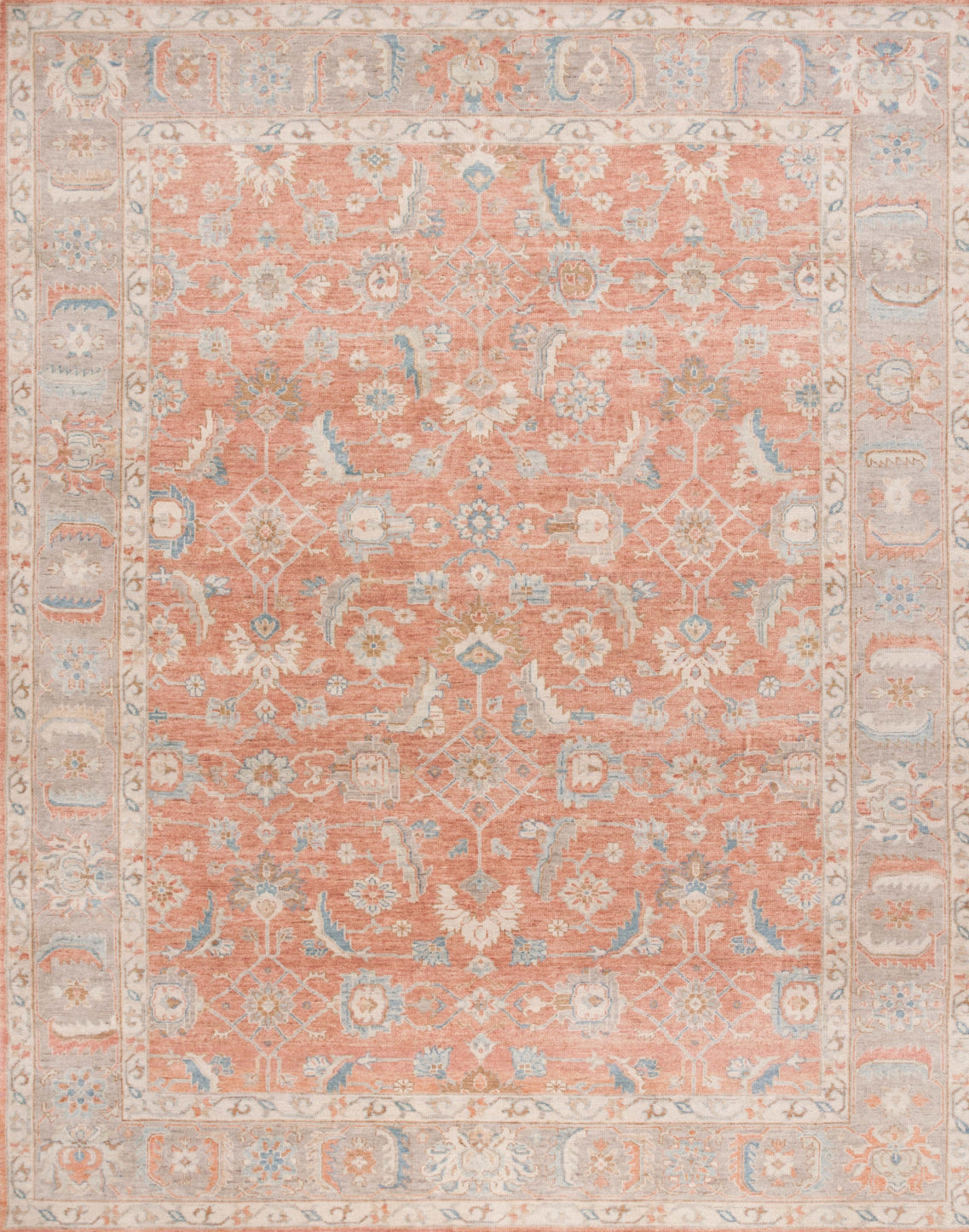 Safavieh Oushak OSH652P Rust / Beige Area Rug main image