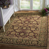 Safavieh Old World OW115 Burgundy / Green Area Rug Room Scene Feature