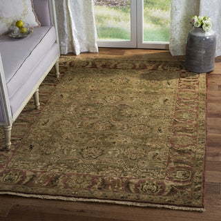 Safavieh Old World OW115 Light Green / Rust Area Rug Room Scene Feature