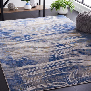 Safavieh Palma PAM316 Beige / Blue Area Rug Room Scene Feature