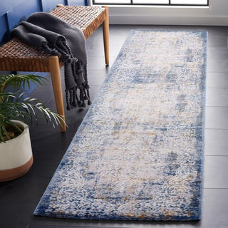 Safavieh Palma PAM322 Beige / Blue Area Rug Room Scene Feature