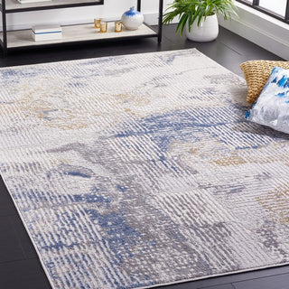 Safavieh Palma PAM350 Beige / Light Blue Area Rug Room Scene Feature