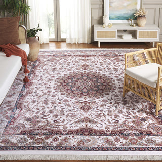 Safavieh Persian Classic PCL456A Ivory / Blue Rust Area Rug Room Scene Feature