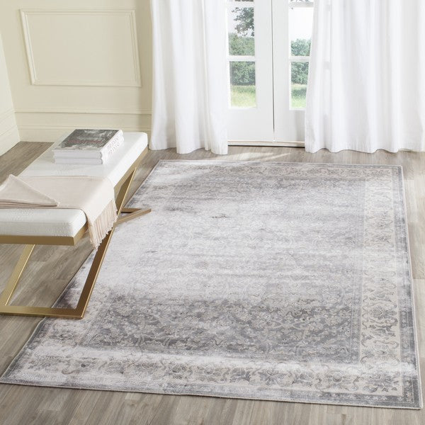 Safavieh Persian Garden PEG613 Silver / Ivory Area Rug Room Scene Feature