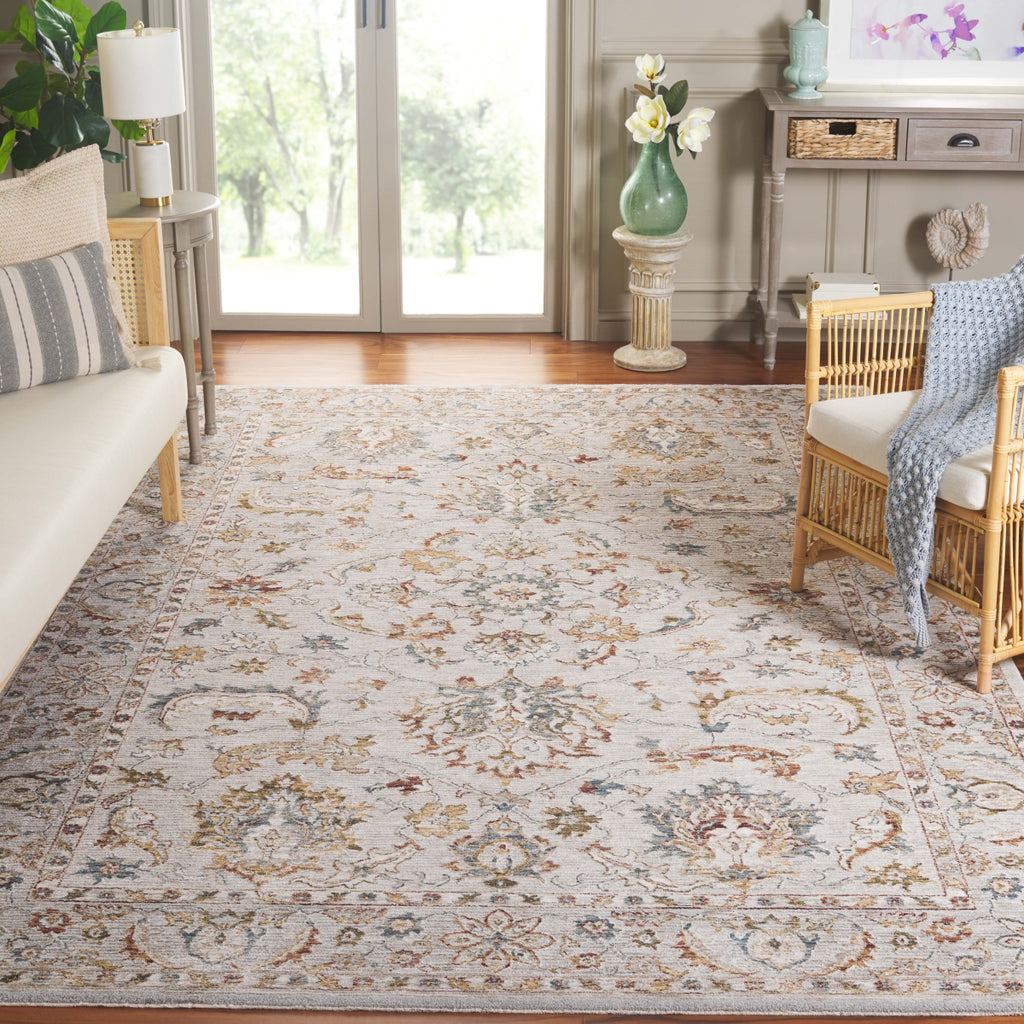 Safavieh Persian PER220F Grey / Gold Rust Area Rug Room Scene Feature