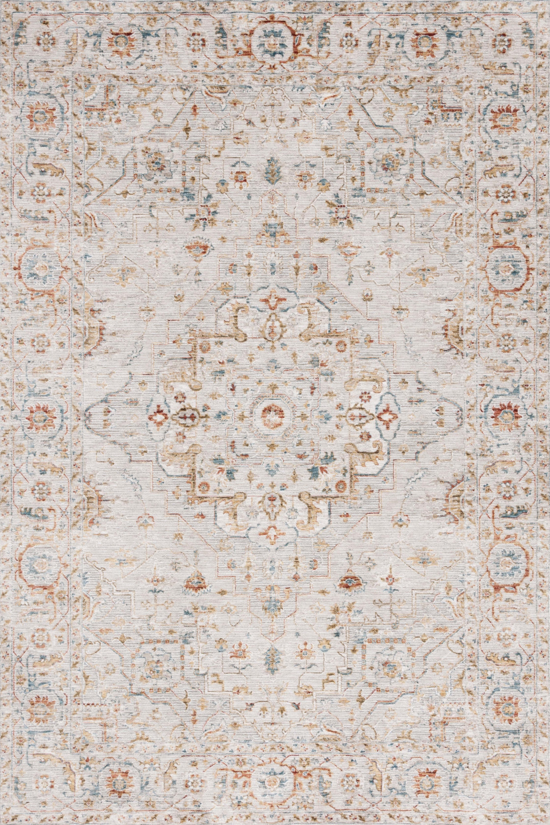 Safavieh Persian PER225F Grey / Gold Rust Area Rug main image