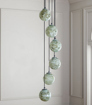 Safavieh Hallie PND3000A Black / Multi Lamp Room Scene On Feature